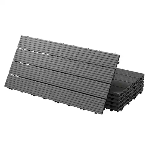 WPC Terrassendielen ECD Germany 60×30 cm im 12er Set