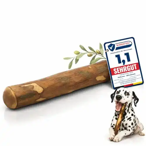 Kauholz für Hunde aus Olivenholz von PetLove als Hundespielzeug