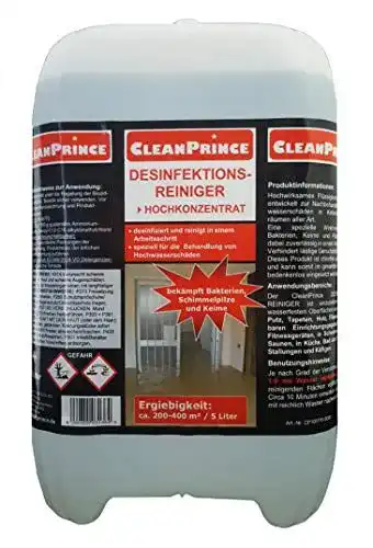 Desinfektionsmittel-Konzentrat CleanPrince 5 Liter für Oberflächen