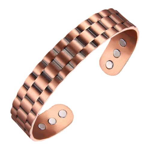 Kupferarmband MagEnergy für Herren aus 99,9% reinem Kupfer