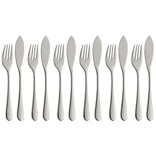 Fischbesteck WMF Merit 12-teiliges Set für 6 Personen