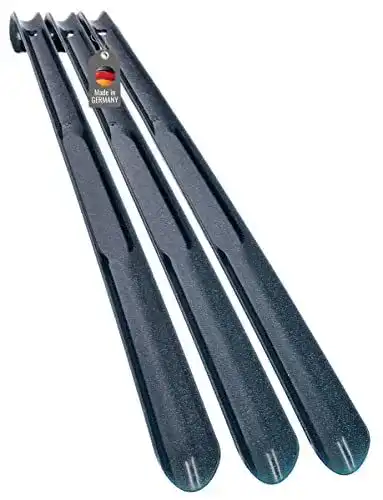Schuhlöffel Lantelme 3er Set 65 cm aus Kunststoff in Dunkelblau