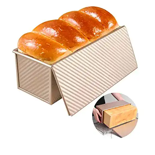 Toastbrot Backform mit Deckel aus Aluminiumlegierung