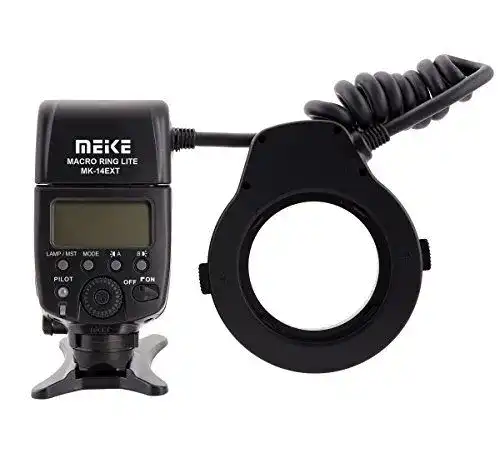Ringblitz Meike MK-14EXT für Nikon – Makro i-TTL