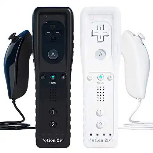 TechKen Controller für Wii mit Motion Plus Wireless Gaming-Remote