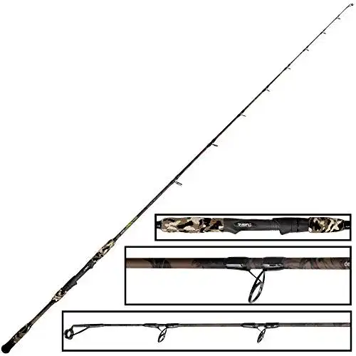 Wallerrute Black Cat Wild Catz Vertical 1,85m 100-220g für Bootsangeln
