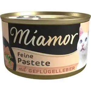 Miamor Katzenfutter Pastete Geflügelleber 12 x 85g