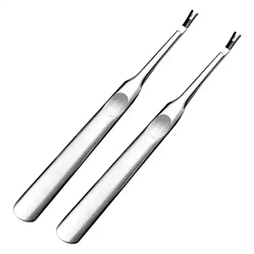 Nagelhautmesser Artibetter 2 Stück aus Metall für Nagelhautpflege
