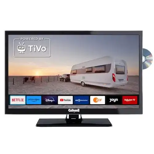Camping Fernseher Gelhard GTV2452I Smart TV 24 Zoll DVB