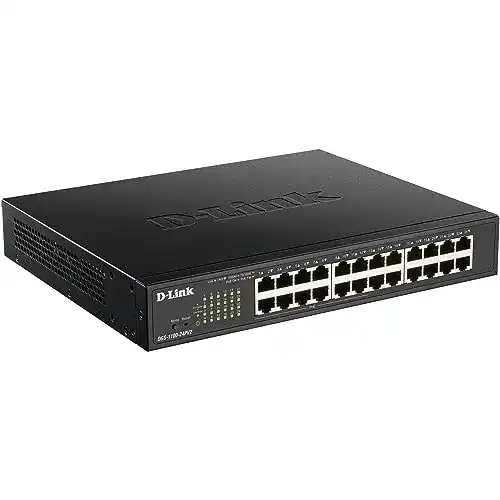 24-Port Switch D-Link DGS-1100-24PV2/E Gigabit PoE