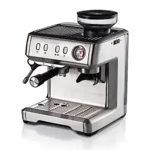 Ariete 1313 Kaffeemaschine mit Manometer und integriertem Mahlwerk