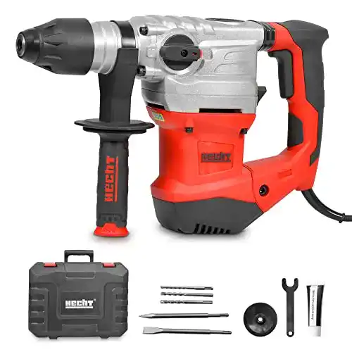 Hecht Bohrhammer Set mit 1500 Watt und 6 Joule Leistung