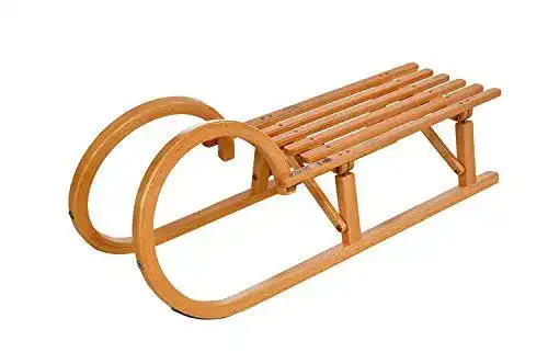 Klappschlitten Colint VT-Sport aus Holz mit 100 cm Länge