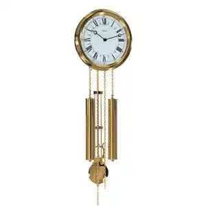 Pendeluhr Hermle 60992-002214 mit Lyrapendel in Gold