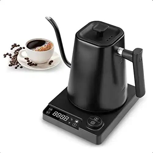Schwanenhals Wasserkocher Fityou mit Temperaturregelung und 1200W