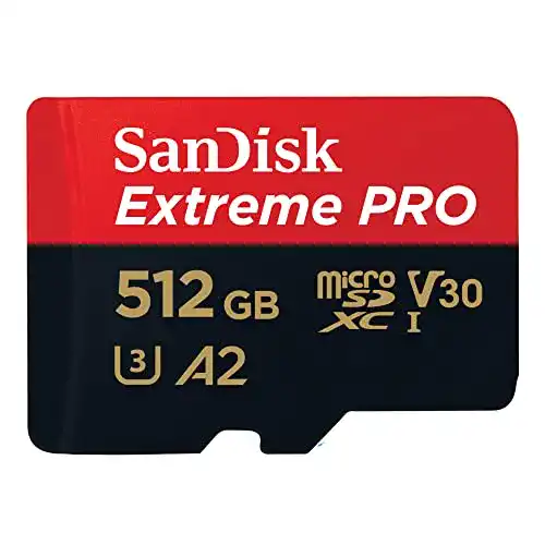 SanDisk Extreme PRO microSDXC UHS-I Speicherkarte 512 GB
