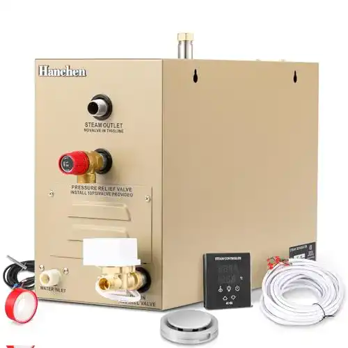 Dampfgenerator Hanchen 6 kW für Räume bis 4,2 m³ und Temperaturen von 35-55 °C