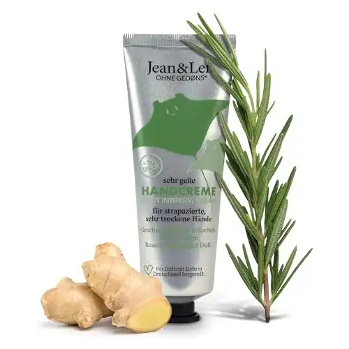 Handcreme Jean & Len Rosemary & Ginger mit Urea für trockene Hände