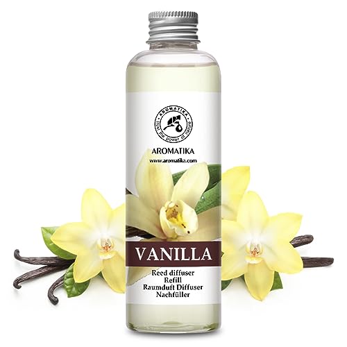 Raumduft Vanille Aromatika Nachfüllflasche 200ml mit ätherischem Öl