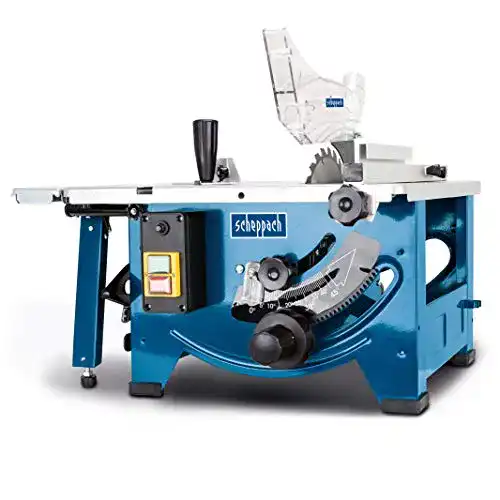 Scheppach Tischkreissäge HS80 mit 1200W und 210mm Sägeblatt