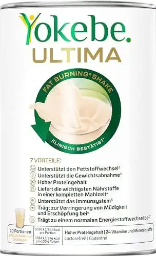 Yokebe Ultima Shake – Mahlzeitersatz für Gewichtsabnahme
