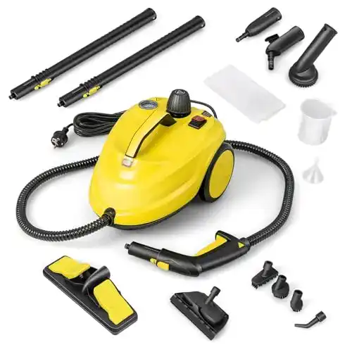 Dampfreiniger Costway 2000W mit 1,8L Wassertank und 13 Zubehörteilen