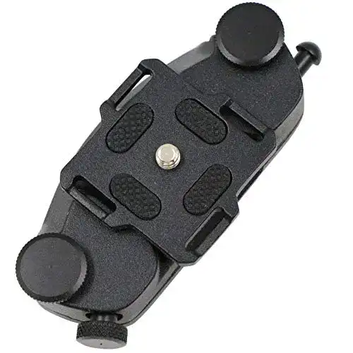 Kamerahalterung für Rucksack und Gürtelclip für Kamera