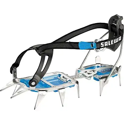 Steigeisen Salewa Alpinist Alu Combi Steel/Blue für Bergsteiger