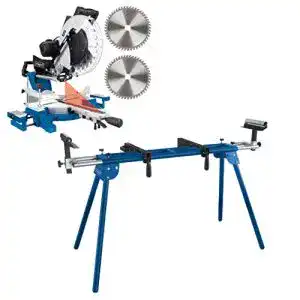 Scheppach Kappsäge HM140L Gehrungssäge mit Laser und LED