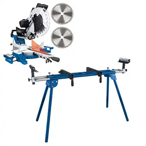 Scheppach Kappsäge HM140L Gehrungssäge mit Laser und LED