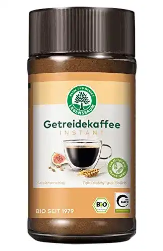 Getreidekaffee Lebensbaum, löslicher Kaffee, fein malzig, 100 g