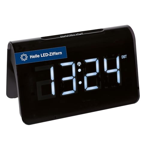 Digitaler Wecker TFA Dostmann Icon Funkwecker mit LED-Anzeige