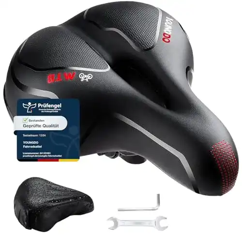 Fahrradsattel YOUNGDO Gel-Sitz für Damen und Herren