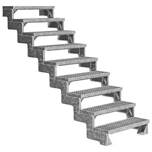 Außentreppe Dolle Gardentop mit 9 Stufen für Geschosshöhen von 162 bis 198 cm