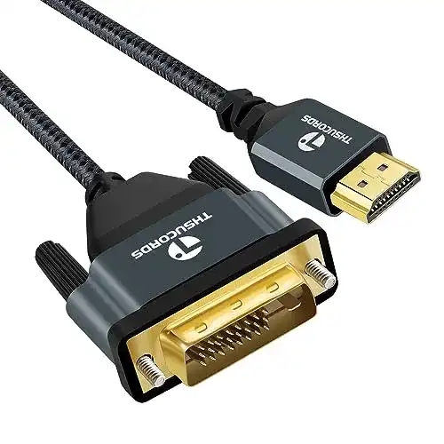 DVI-HDMI-Adapter Thsucords 4K HDMI auf DVI Kabel 1M