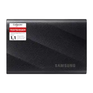 Samsung Portable SSD T9 1 TB mit 2000 MB/s Übertragungsgeschwindigkeit
