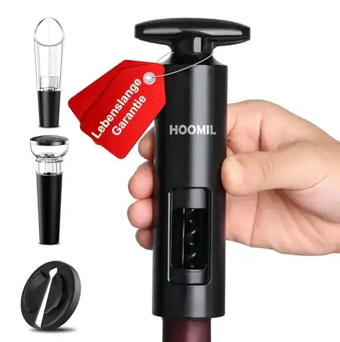 Korkenzieher HOOMIL Weinflaschenöffner Set, 4-in-1