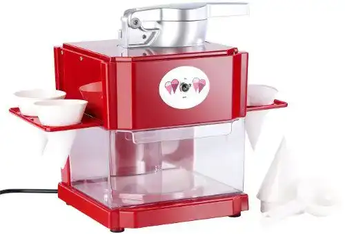 Slush Maschine Rosenstein & Söhne: Shaved Ice Maker mit 90 Watt