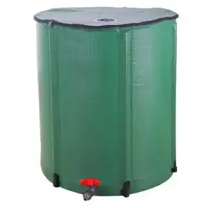 200 Liter Faltbare Regentonne von LEADZM, Tragbarer Wasserauffangbehälter