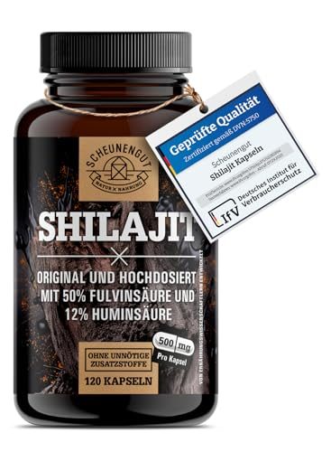 Mumijo Shilajit Original Kapseln – 120 Höchstdosierte Kapseln