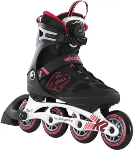 Inline-Skates für Damen K2 Velocity 84 BOA W – Schwarz – Lila