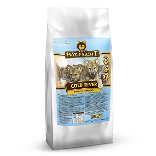 Wolfsblut Trockenfutter Cold River Puppy 2 kg mit Forelle