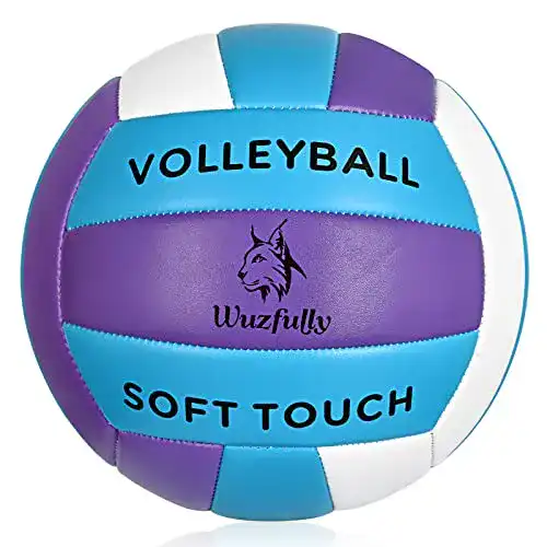 Wuzfully Beachvolleyball für Indoor und Outdoor – Größe 5, leicht und soft