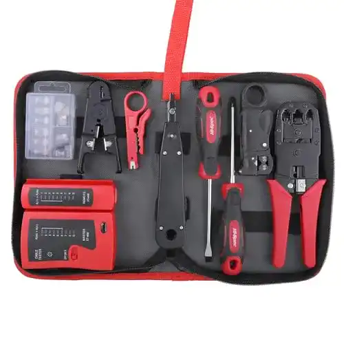 Kabeler Hi-Spec 8-in-1 Netzwerk-Werkzeugset für CAT5, CAT6 und CAT7