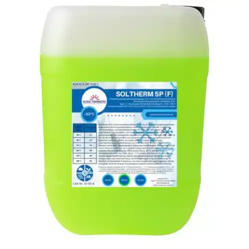 Solarflüssigkeit Alpha Thermotec 20 Liter grün mit Frostschutz bis -32°C
