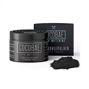 Aktivkohle Zahnpulver COCOBAE für Zahnaufhellung