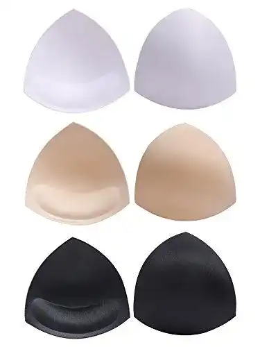 BH Einlagen Eboot Pads für Bikinis und Push-up BHs, 3 Paar