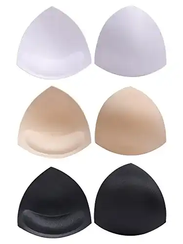 BH Einlagen Eboot Pads für Bikinis und Push-up BHs, 3 Paar