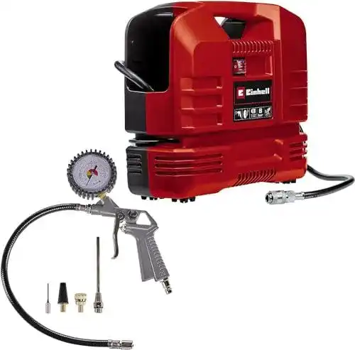 Tragbarer Kompressor Einhell TC-AC 190 OF Set für Druckluft-Anwendungen