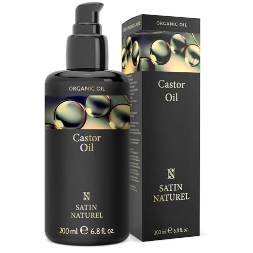 Rizinusöl SatinNaturel Kaltgepresst BIO 200ml – Reines Castor Oil